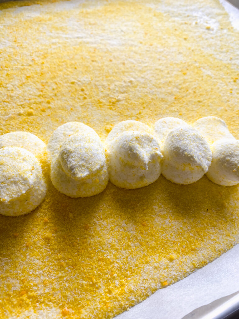 Homemade peeps by Chef Kimihou