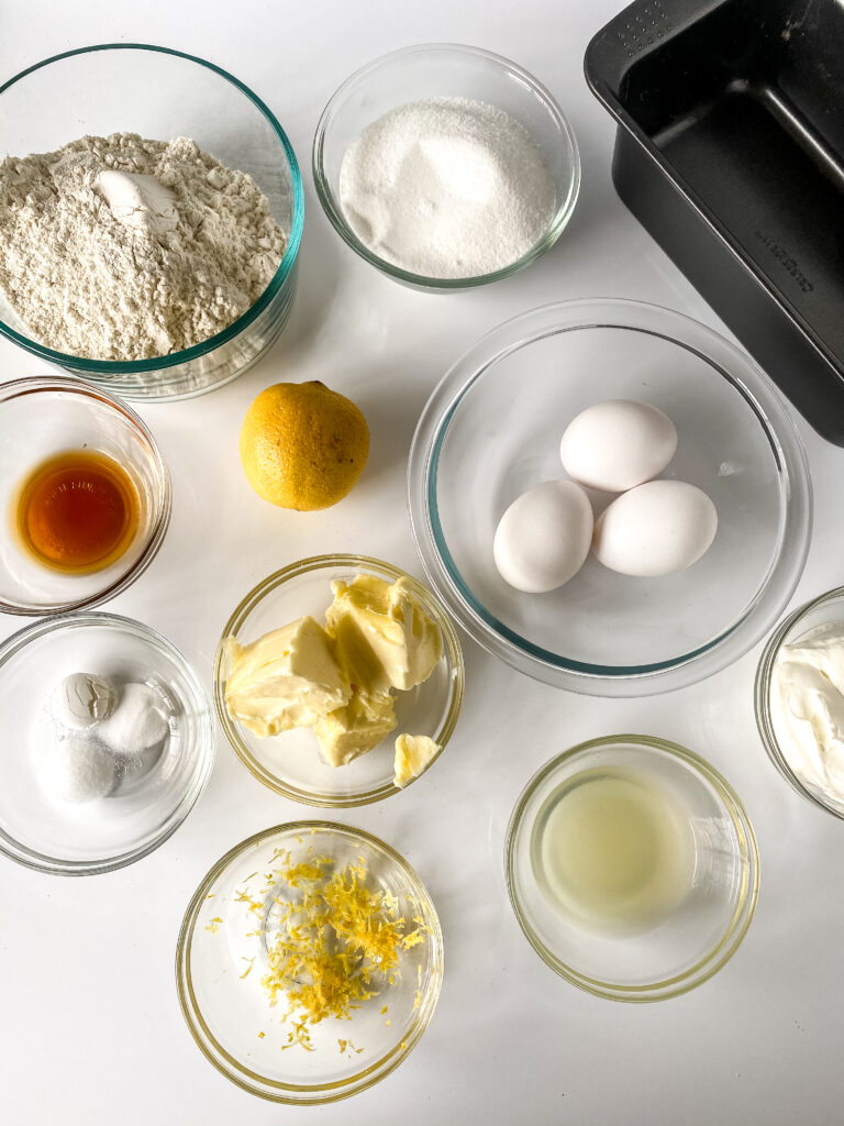 lemon loaf ingredients