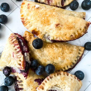 Delicious Blueberry Hand Pies at www.chefkimihou.com