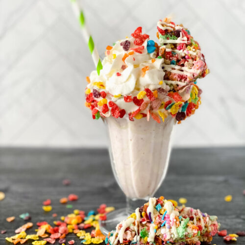 Fruity Pebble Milkshake at www.chefkimihoucom
