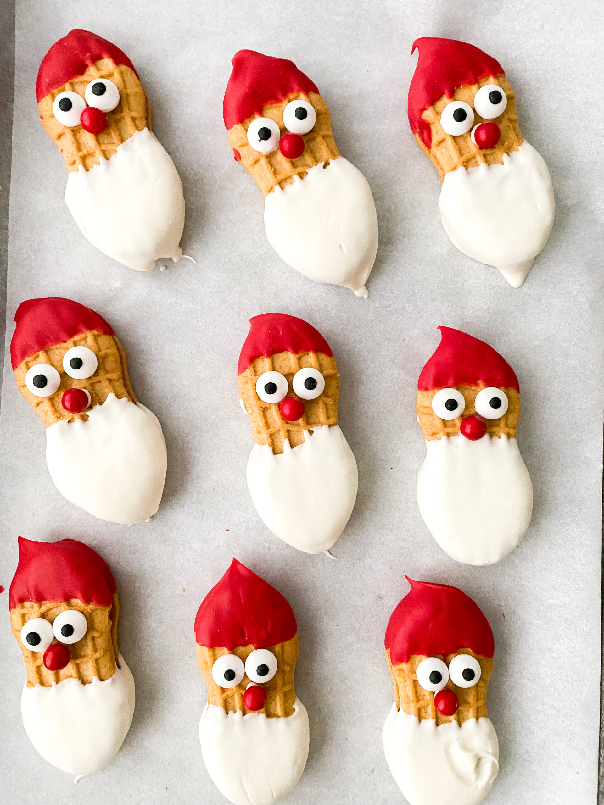 Nutter Butter Santa Cookies