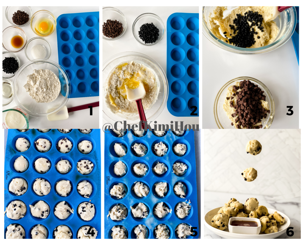 gluten-free pancake bites at www.chefkimihou.com