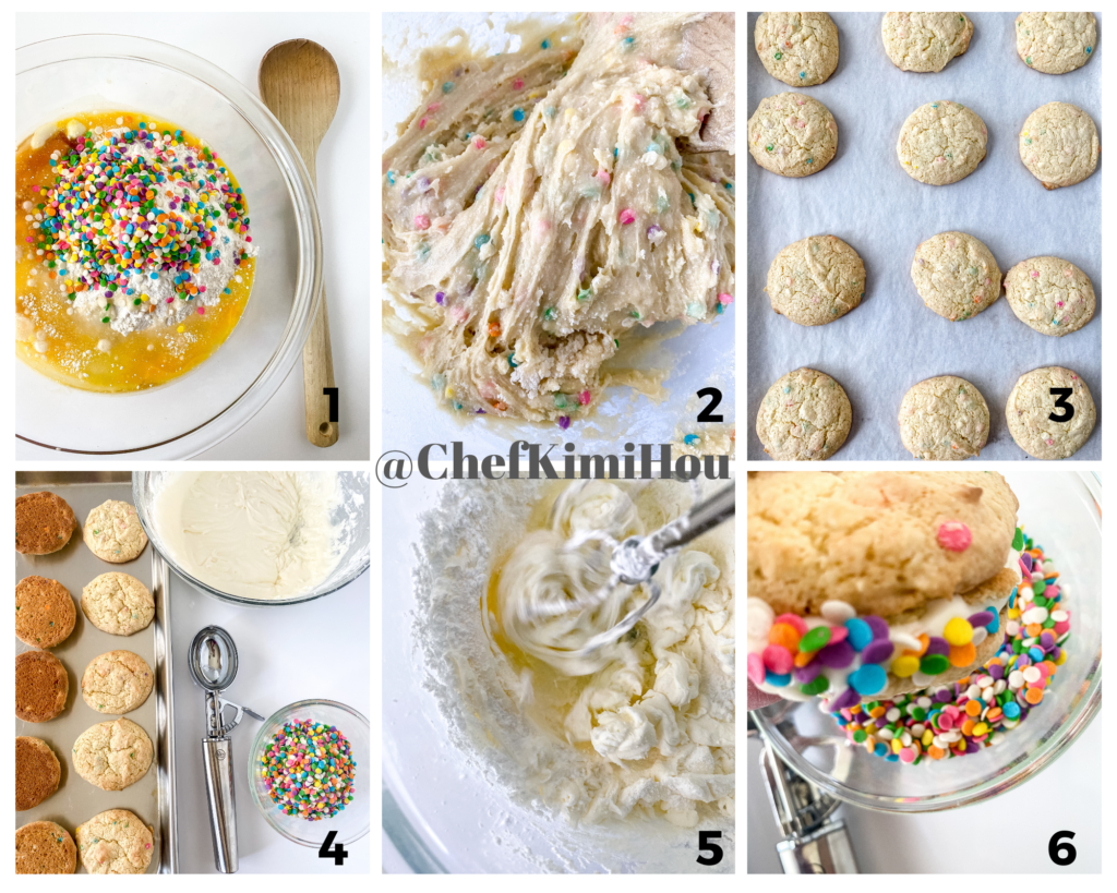 Confetti Whoopie Pies at www.chefkimihou.com