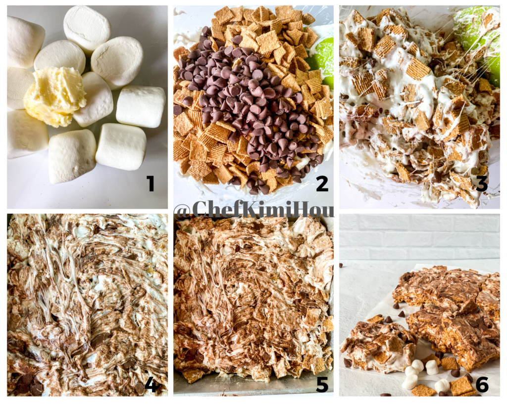 S’mores Treat Bars at www.chefkimihou.com