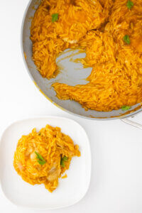 Pumpkin Orzo & Pan Seared Chicken