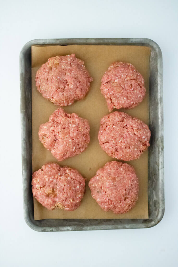 salisbury steak patties uncooked