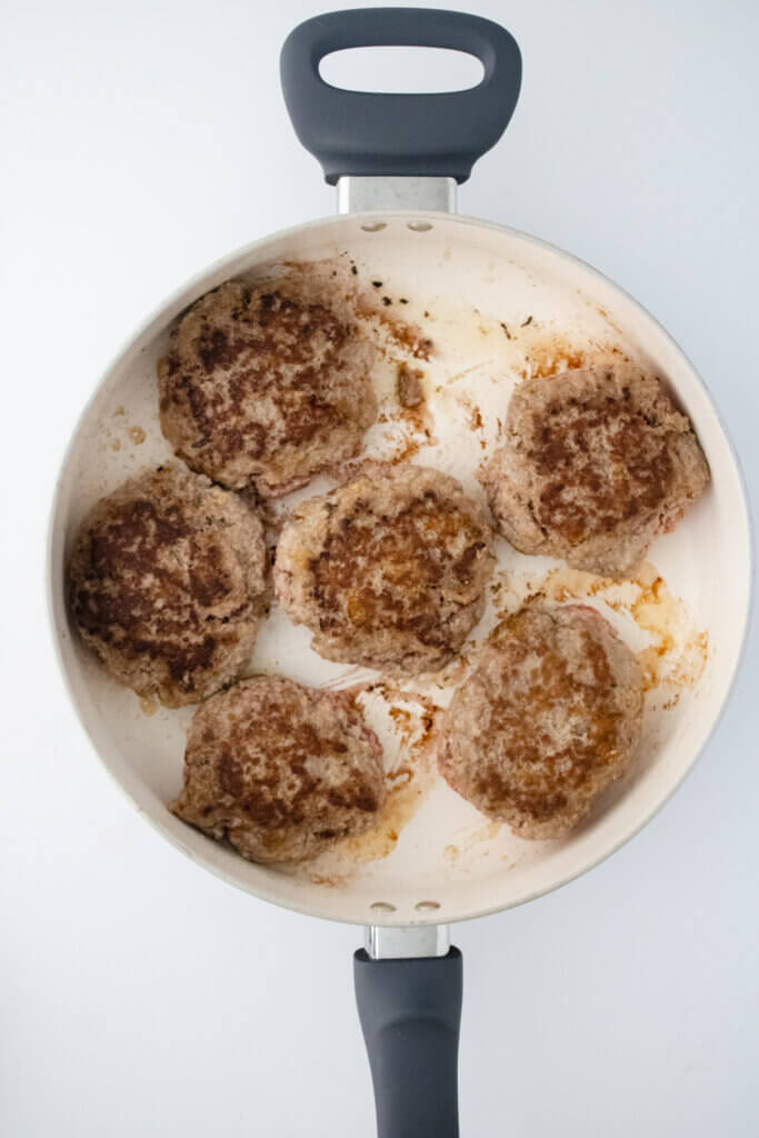 salisbury steak patties cooked