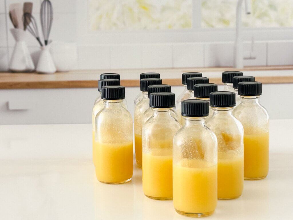 pineapple ginger shots