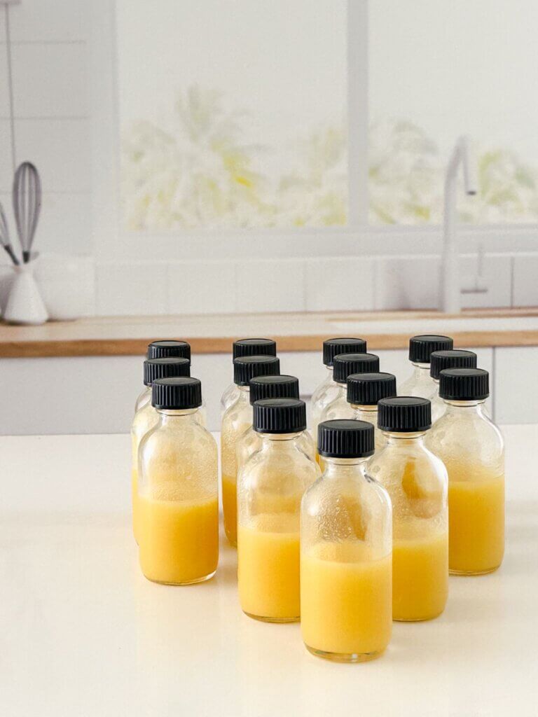pineapple ginger shots